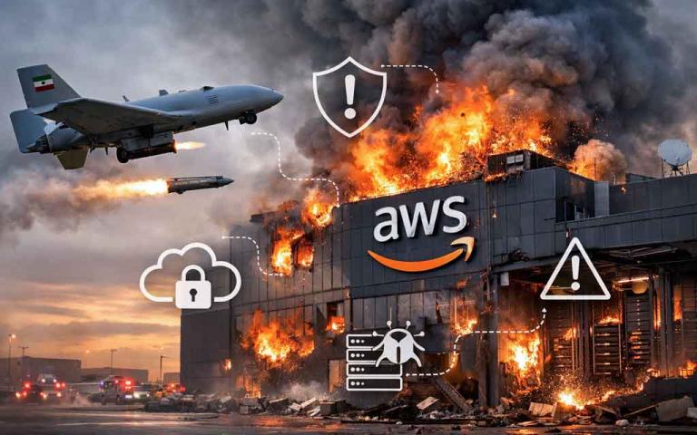 Iranian drone attack on AWS data centers in UAE and Bahrain causing cloud outages and raising concerns over global digital infrastructure security