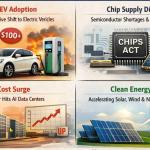 Impact of the 2026 Iran war on AI development, EV adoption, semiconductor supply chains, and global energy markets