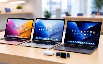 Apple MacBook Neo 2026 budget laptop compared with MacBook Air M5 and MacBook Pro M5 models