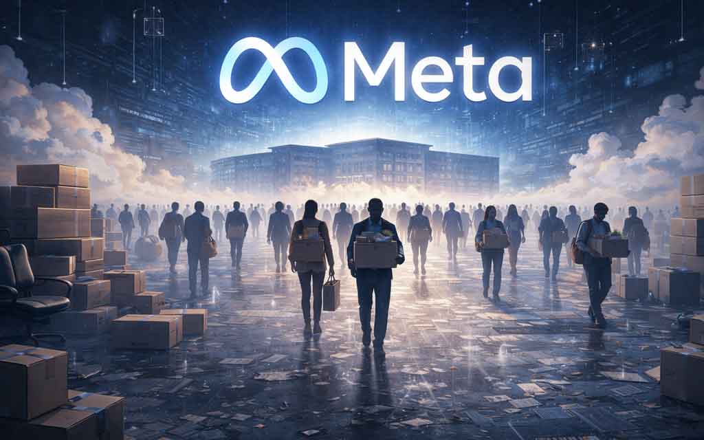 Meta layoffs 2026 as the company shifts investment toward AI infrastructure and Llama models impacting tech jobs