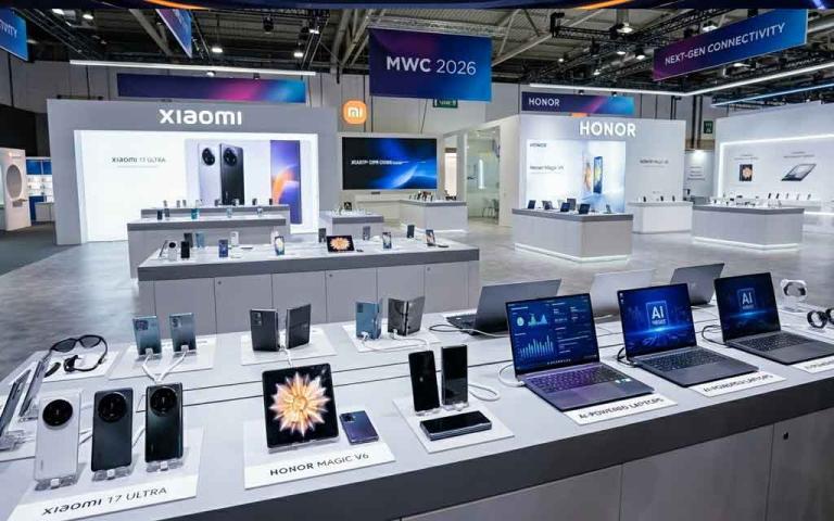 MWC 2026 best gadgets including foldable phones AI laptops and camera smartphones