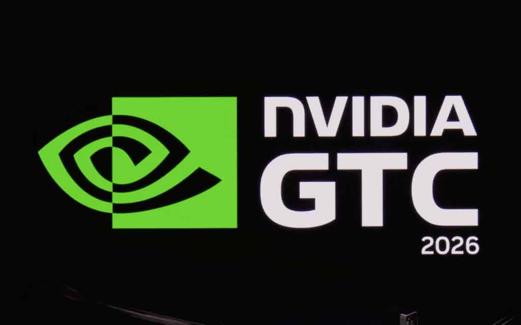 NVIDIA GTC 2026 keynote showcasing Vera Rubin platform, physical AI robotics, and next generation GPU innovations