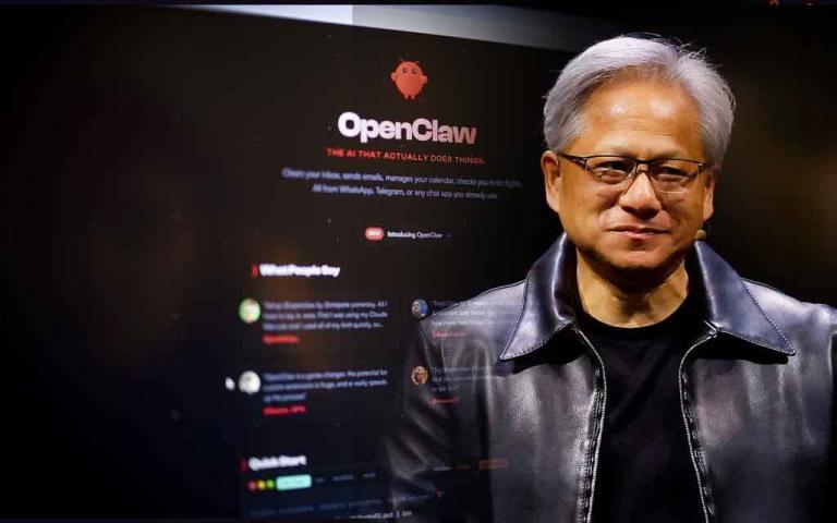 OpenClaw AI agent platform showcased at Nvidia GTC 2026 representing the new era of agentic computing