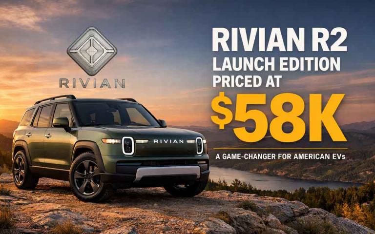 Rivian R2 Launch Edition electric SUV unveiled in 2026 with 330 mile range and high performance specs