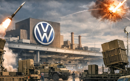 Volkswagen Osnabrück factory conversion into Iron Dome missile defense production with Rafael partnership concept