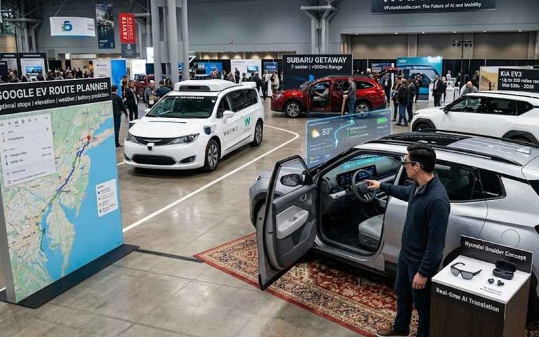 AI gadgets in 2026 including smart cars connected devices wearables and autonomous driving systems powered by artificial intelligence