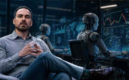 AI agents analyzing financial markets and executing trades autonomously representing future of hedge funds and algorithmic investing in 2026