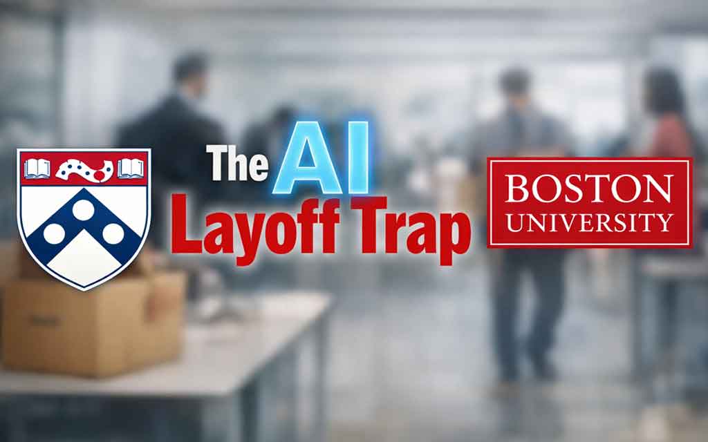 AI automation replacing workers leading to economic demand decline illustrating the AI layoff trap and prisoner dilemma in 2026
