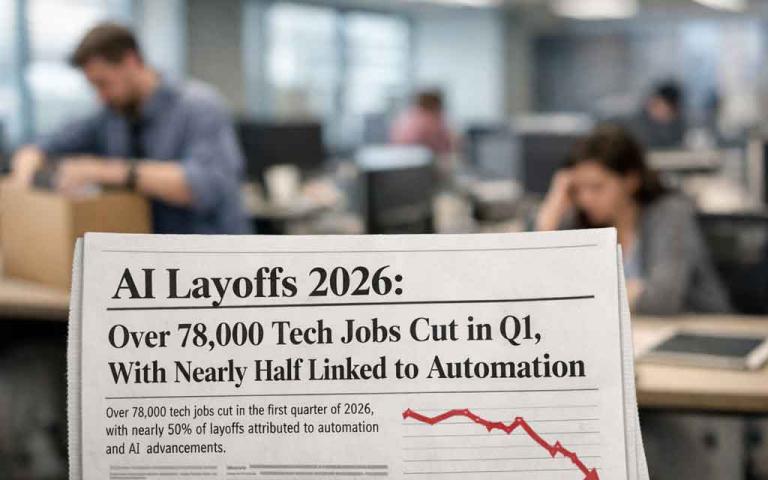 AI driven layoffs in 2026 impacting thousands of tech workers as companies automate roles and invest in artificial intelligence systems