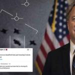 Congressman discussing classified UFO evidence with unidentified aerial phenomena sightings near military base in 2026