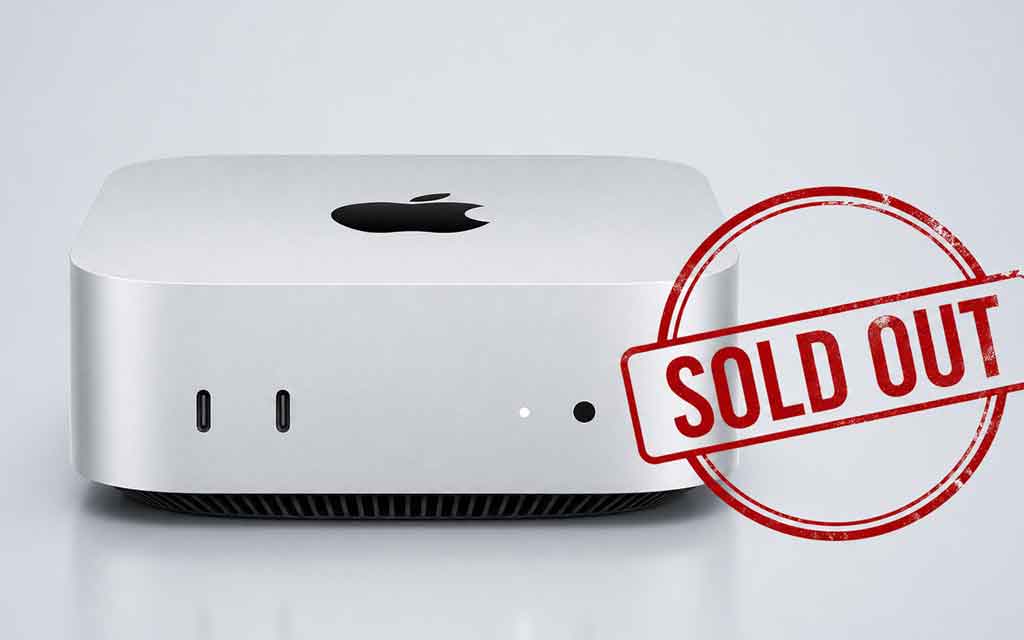 Apple Mac Mini M4 desktop computer facing high demand and supply shortage due to AI workloads and memory constraints in 2026