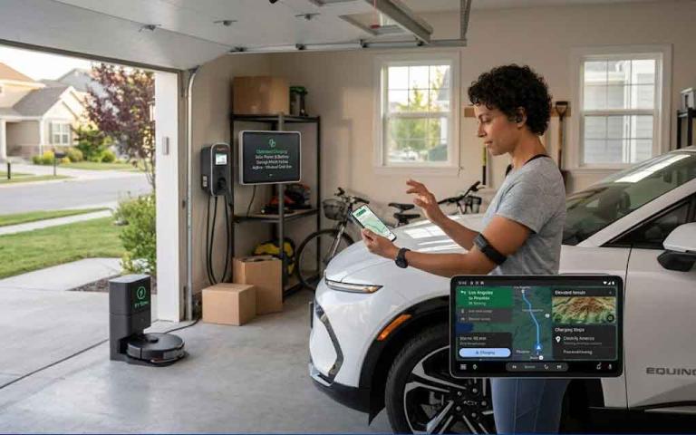 AI smart devices and wearables from CES 2026 enhancing electric vehicle ownership with intelligent route planning battery optimization and connected home systems