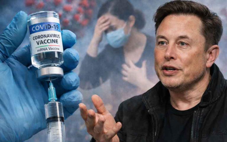 Elon Musk discussing COVID vaccine side effects and dosage concerns in 2026 highlighting debate on boosters and public health policies