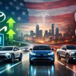 Automakers divided on EV strategy in 2026 showing expansion by Toyota Kia and GM while Honda Volkswagen scale back electric vehicle plans