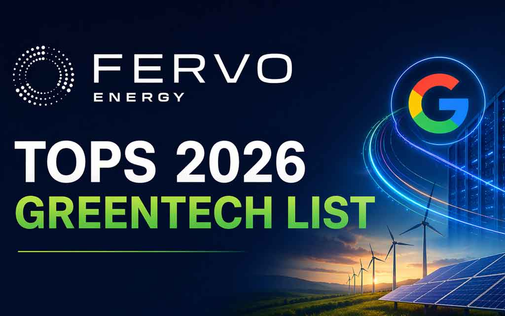 geothermal power plant and clean energy systems supporting AI data centers representing US greentech innovation in 2026