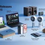 Latest gadgets April 2026 including Apple M5 MacBooks iPhone 17e Dyson portable fan and ultra thin power bank innovations
