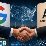 Google investing billions in Anthropic AI highlighting US tech growth and artificial intelligence expansion