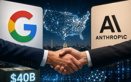 Google investing billions in Anthropic AI highlighting US tech growth and artificial intelligence expansion