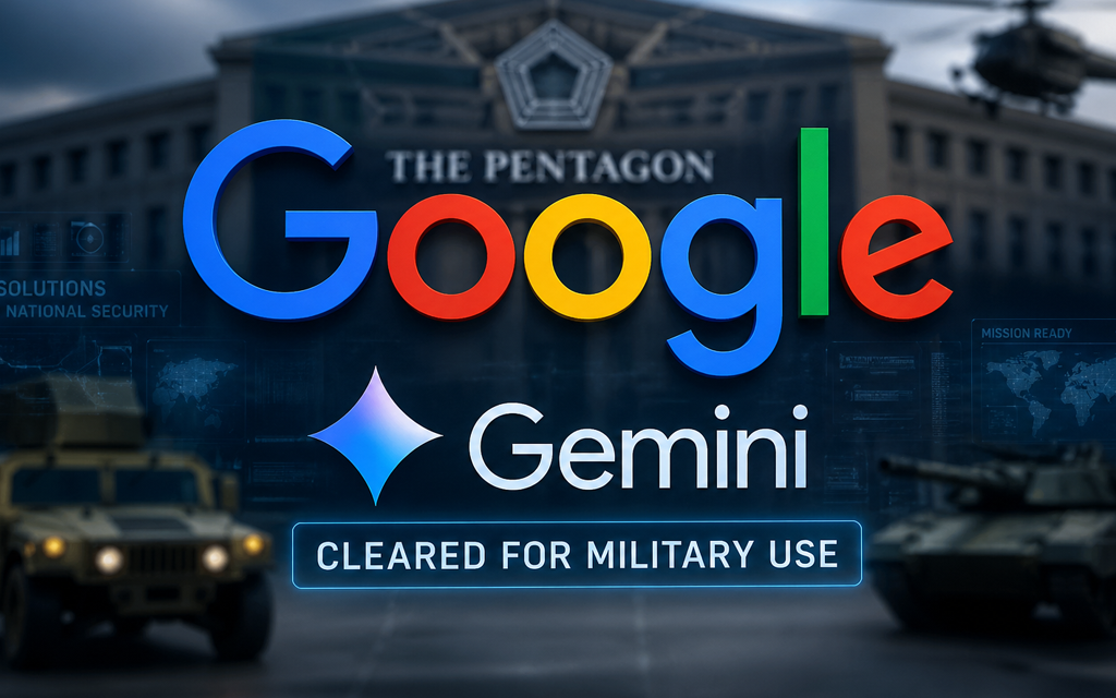 Google Gemini AI integrated with Pentagon classified systems for defense and military applications