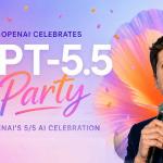GPT-5.5 AI party announcement by Sam Altman OpenAI May 5 2026 event