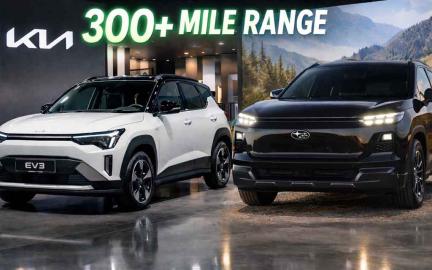 Kia EV3 and Subaru Getaway electric SUVs revealed at New York Auto Show 2026 showcasing affordable and family EV innovation