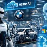 Microsoft Azure AI powering humanoid robots in factories with automation and advanced artificial intelligence systems
