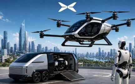 Xpeng flying car modular eVTOL vehicle combining ground driving and aerial mobility representing future transportation in 2027