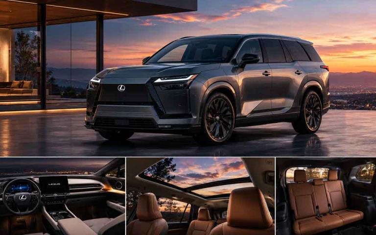 The all-new Lexus TZ EV is Lexus’s first fully electric 3-row luxury SUV