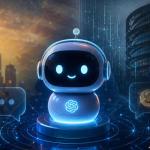 Human interacting emotionally with AI chatbot highlighting concerns about digital companionship and dependency