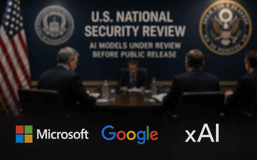 Microsoft Google and xAI AI models undergoing US national security review before public release