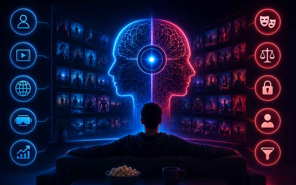 AI-powered streaming platforms using generative AI for content creation, recommendations, and personalized entertainment experiences
