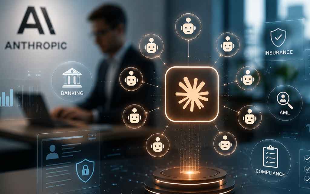 Anthropic AI agents automating banking insurance and financial compliance workflows in 2026