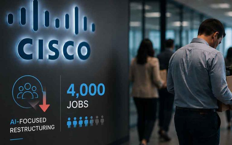 Cisco is cutting fewer than 4,000 jobs as part of an AI-focused restructuring strategy