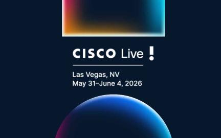 Cisco Live 2026 event at Mandalay Bay Convention Center featuring networking, AI, and cybersecurity sessions.