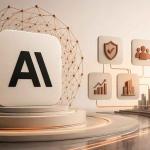 Futuristic enterprise AI ecosystem featuring Claude AI, advanced coding agents, SpaceX-powered data centers, cybersecurity systems, and American artificial intelligence innovation