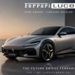 Ferrari Luce electric supercar showcasing futuristic design, luxury interior, and high-performance EV engineering.