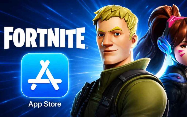 Fortnite returning to Apple App Store worldwide featuring Epic Games, iPhone gaming, legal battle with Apple, and modern mobile gaming ecosystem