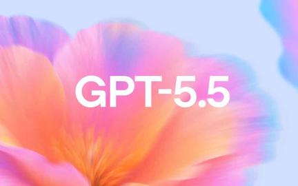 Visualization of advanced AI model GPT-5.5 powering enterprise automation, coding, and data analysis.