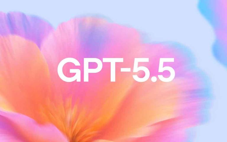 Visualization of advanced AI model GPT-5.5 powering enterprise automation, coding, and data analysis.