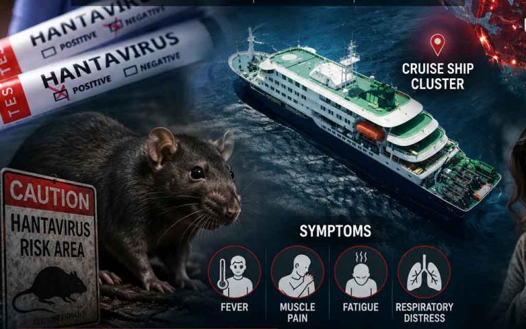 Hantavirus outbreak 2026 linked to MV Hondius cruise ship and CDC public health monitoring