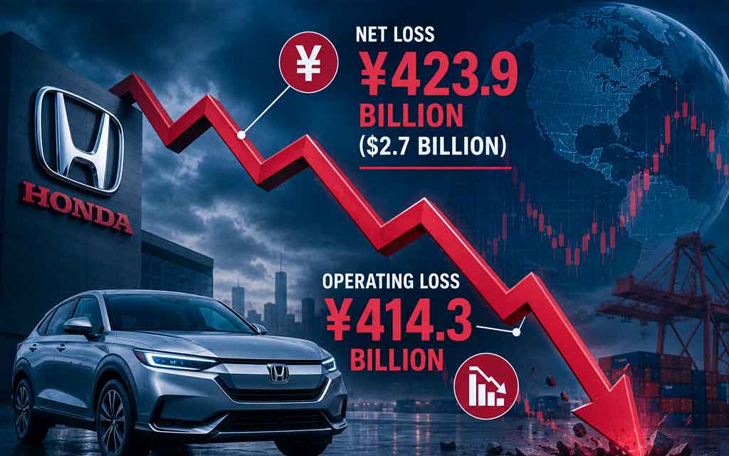 Honda Reports First Annual Loss Since 1957