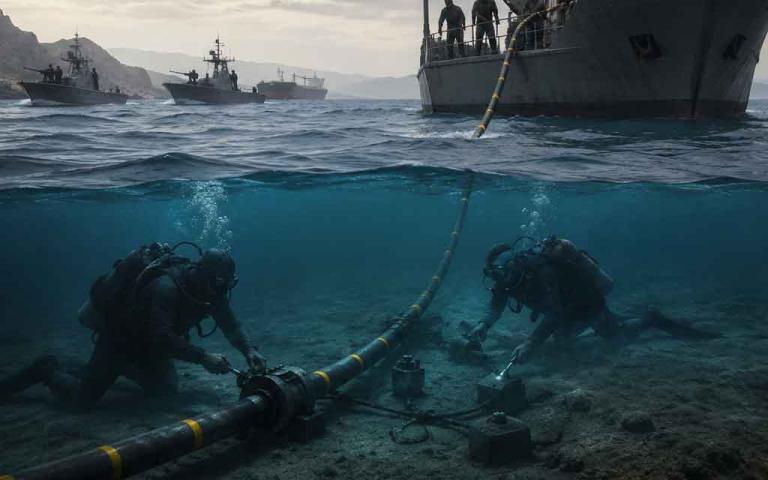 Undersea internet cables in the Strait of Hormuz amid rising geopolitical and digital infrastructure tensions