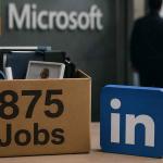 Professional tech workplace showing LinkedIn layoffs, corporate restructuring, job market changes, AI-driven tech industry shifts, and modern office environments