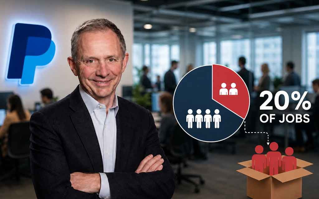PayPal restructuring and workforce layoffs in 2026 driven by AI investments and cost-cutting strategy