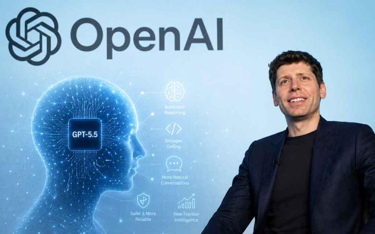 Sam Altman discussing OpenAI GPT-5.5 advanced AI model and agentic capabilities in 2026