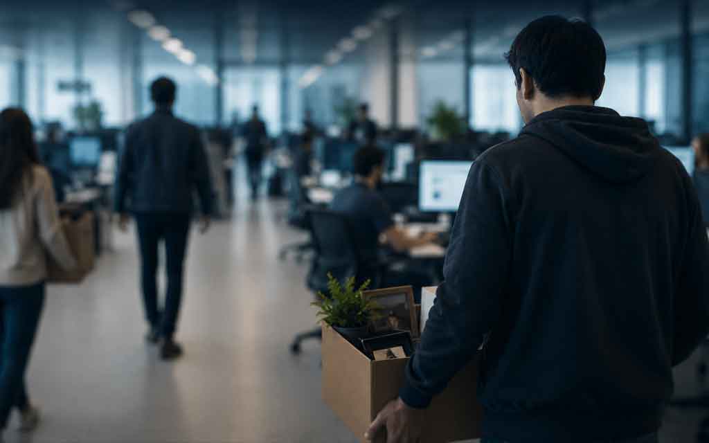 Technology employees affected by layoffs as AI, EV, software, and green tech companies restructure operations in 2026