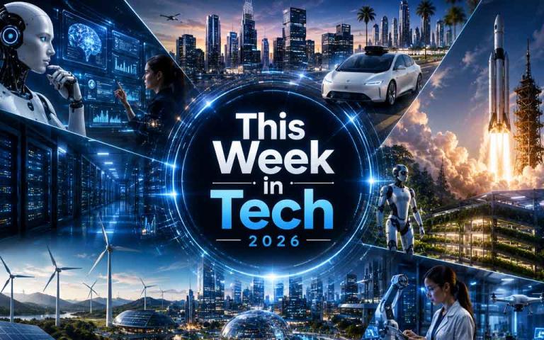 Futuristic 2026 technology ecosystem featuring AI agents, Tesla Robotaxis, SpaceX rockets, green energy startups, advanced robotics, and smart American innovation