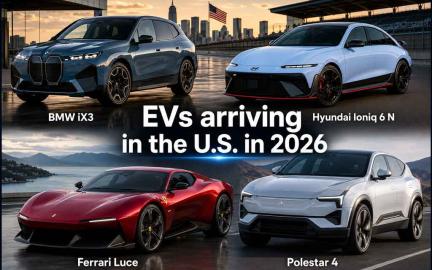 Top 5 New Electric Vehicles Coming to America in 2026 – BMW iX3, Ferrari Luce & More
