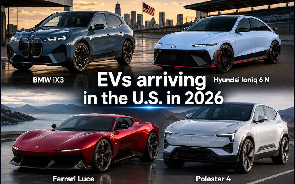 Top 5 New Electric Vehicles Coming to America in 2026 – BMW iX3, Ferrari Luce & More