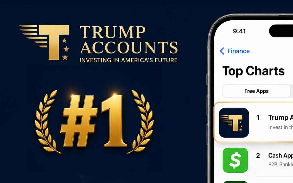 trump-accounts-app-number-one-finance-app-launch-2026